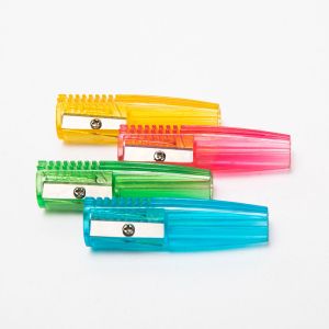 Students Single Hole Pencil Sharpener With Pen Cap