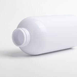 400ml Empty Containers Round Lotion Plastic PET Shampoo And Conditioner Airless