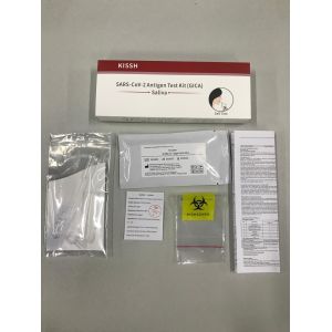 15 Minutes Colloidal Gold Saliva Rtk Test Kit 16x6x1.5cm SARS-CoV-2 Antigen