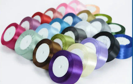 Quality Garment Accessory Custom Printed Satin Ribbon 100% Polyester Material wholesale