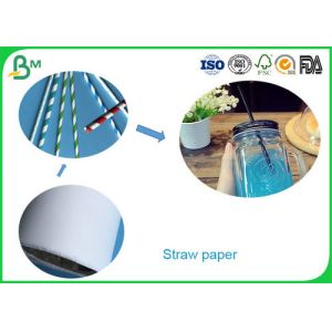 China Recyclable 25mm 27mm 30mm 32mm 50mm Straw Paper Rolls for Drinking Grade Packages on sale
