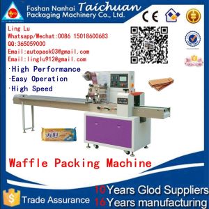 Taichuan hot sell automatic ,cookies bread wafer food packing machine