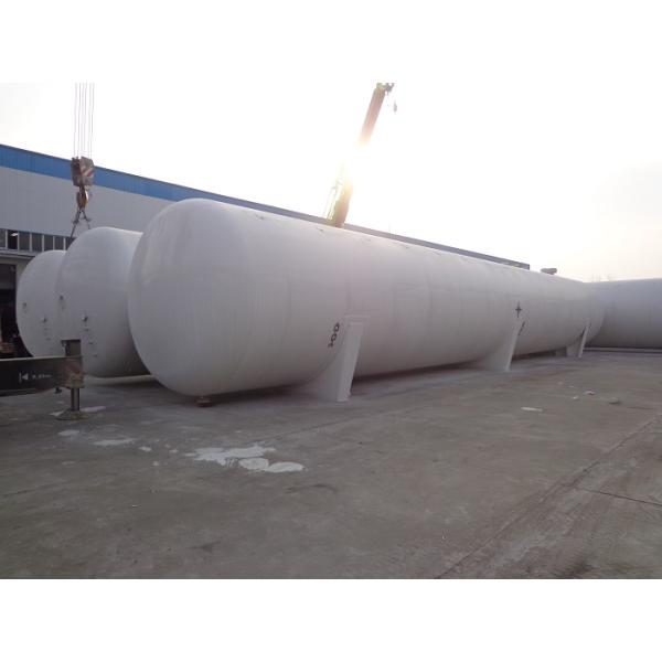 U Stamp Bulk Gas LPG Tank , Horizontal ASME LPG Tank 100mt 200cbm