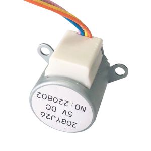 20BYJ26 Bipolar Permanent Magnet Stepper Motor 5V With Plastic Gearbox And 4