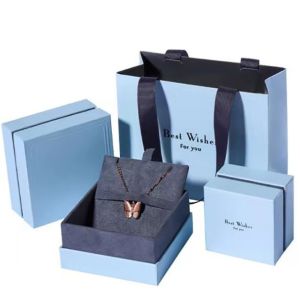 Factory Wholesale Jewelry Boxes Ring And Necklace Box Packaging Versatile And