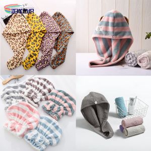 350gsm Reusable Dusting Cloths 35X65cm Multi Color Long Hair Drying Towel Hair