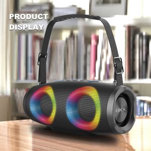 2 Driver Stereo Wireless Portable Bluetooth Speakers Multifunctional