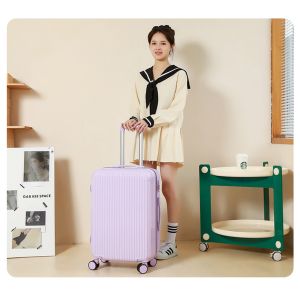 ABS hard shell 805 Purple luggage Affordable and Durable Hard-Shell Suitcase,