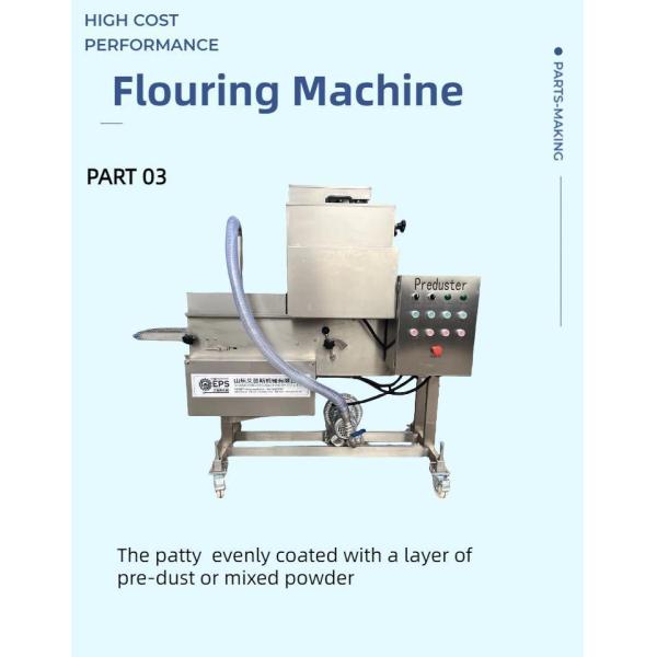 Meat Grinder Used in Customized Chicken Nuggets Processing Line for Food Industry