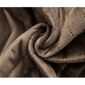 Custom Solid Color Ultrasonic Bedspread Velvet Quilted Bed Spread 220x240cm