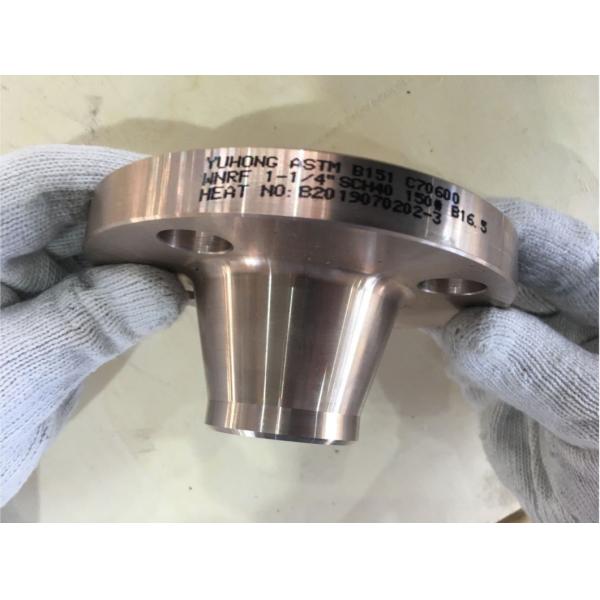 Quality ASTM B151 WNRF SCH80 C70600 Copper Alloy Forged Flanges wholesale