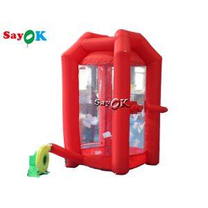 China Portable Inflatable Cash Register Booth Inflatable Cash Grabber Booth for Advertising Campaign on sale