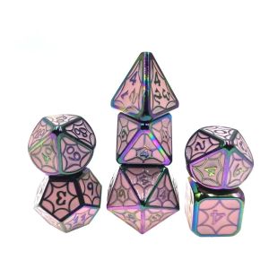 China OEM Metal Dice Sets Nontoxic Bulk RP Hand Polyhedron For Savage World on sale