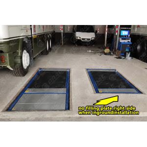 AA4C Luxury flat brake tester 13T Vehicle inspection equipment vehicle test lane