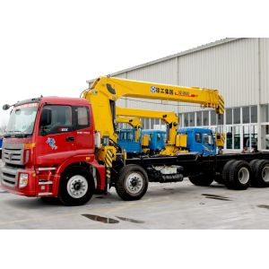 Durable Fast Response Boom Truck Loader Crane , Telescopic Boom Crane