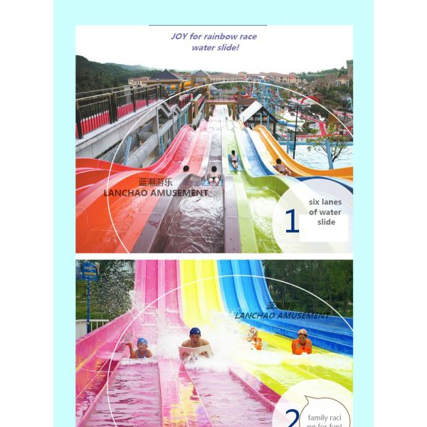 LanChao Water Slide China Manufacturer Water Park Slides Design