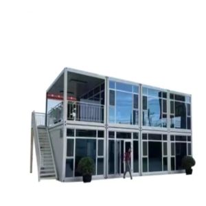 20ft 2 Storey Container House for Luxury Living and Work in Steel Structure