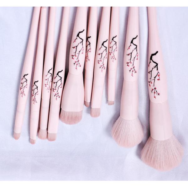 Quality Bamboo Handle Face Makeup Brush 11 Pieces Special Color And Premium Material wholesale