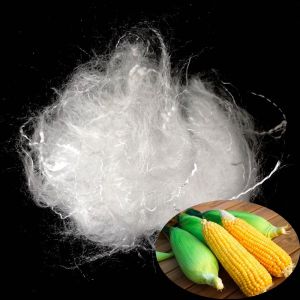 Skin Friendly Polylactic Acid Fiber , Flame Retardant Maize Fibre
