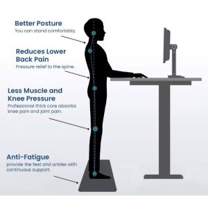 Height Adjustable Desk Frame Electric Standing Single Motor Iron Table for Home