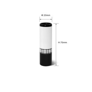 Cylindrical Biodegradable Paper Tubes Hotstamping Embossed Debossed