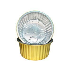Food Container Custom Order Hot Disposable Round Aluminum Foil Cake Baking Cups