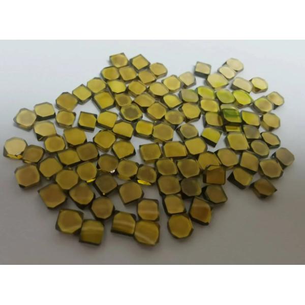 Quality Yellow HPHT Synthetic MCD Diamond Round Square Grits Industrial Abrasives For Cutting Tools wholesale