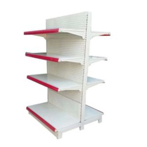 Customized color Pharmacy shelf double sided pharmacy display rack