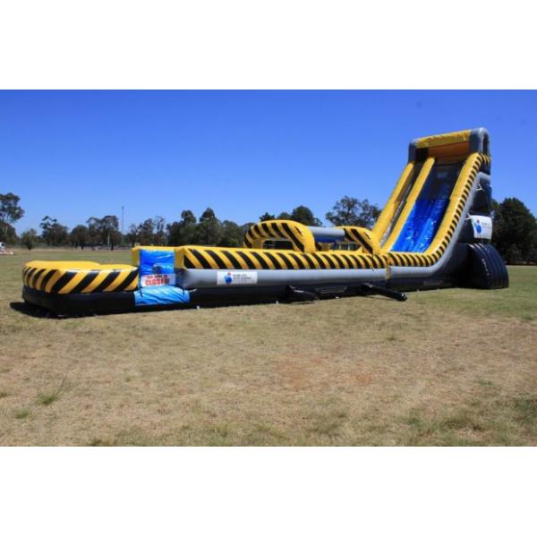 Commercial Big Inflatable Water Slide Long Lifespan Puncture Proof For Amusement Park
