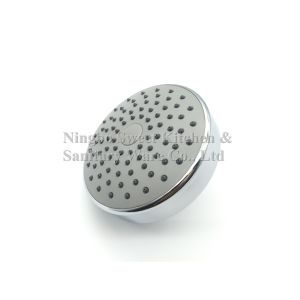 ABS plastic material round chrome plating shower head top shower rain shower