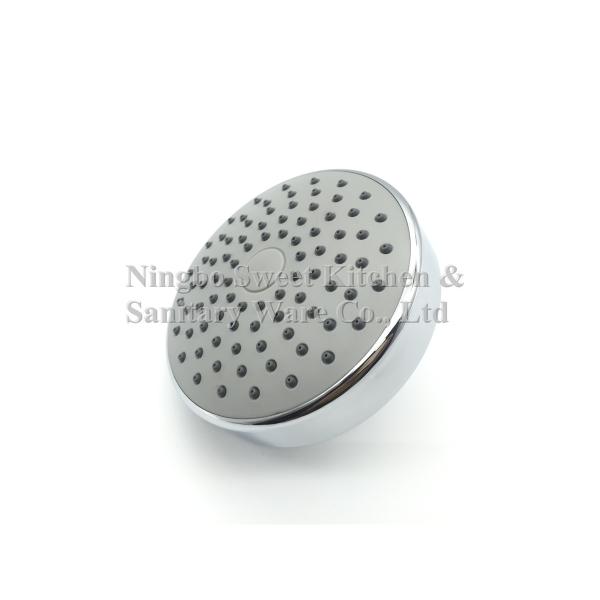 ABS plastic material round chrome plating shower head top shower rain shower
