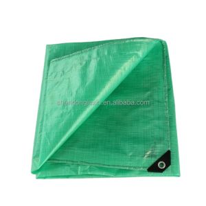 Strong Waterproof PE Tarpaulin HDPE Coated Tarpaulin 120g Width 4m Tear