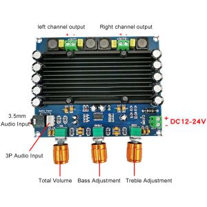 2 Channels Professional Amplifier TPA3116D2 2*150W Digital Audio Board for