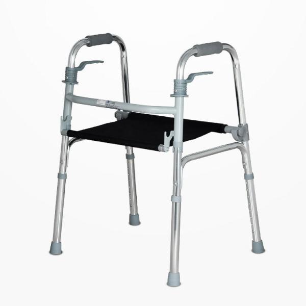 Quality Durable Lightweight Mobility Walker , Elder Disabled Drive Deluxe Folding Walker wholesale