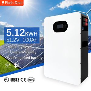 51.2 5kWh Solar Power Wall Battery Home Energy Storage Systems Solar Powered