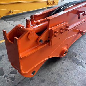 Patented 6-12M Sliding Boom , Q355B Q690D Excavator Sliding Arm For Cat312 Pc240