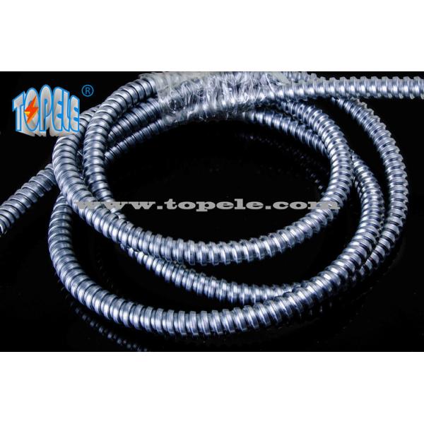 UL Standard Galvanized Steel Flexible Conduit Electrical 1/2"-4'