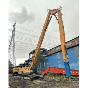 Three Parts Telescopic Demolition Boom , Q355B Q690D Demolition Excavator Arm