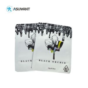 MOPP Water Proof Foil Aluminum Zip Lock Smell Proof Bag With Custom Design