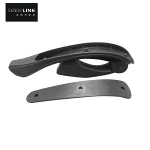 Nylon Plastic Retractable Armrest Reclining Function Armrest Office Chair