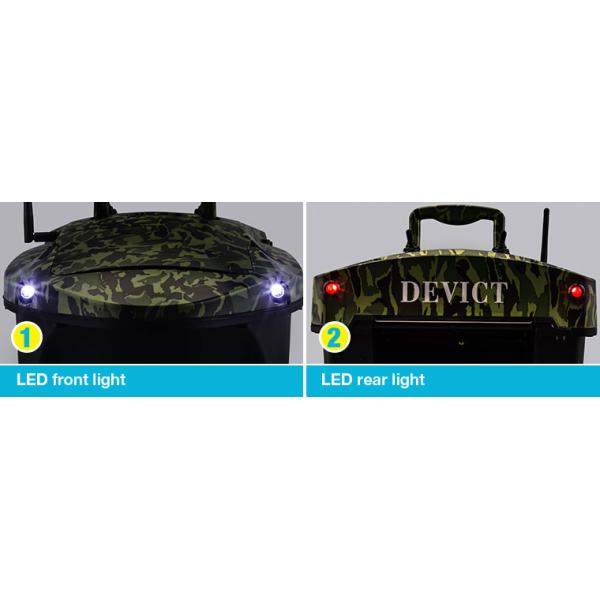 DEVC-118 Carp Fishing Bait Boats , camouflage ABS plastic type rc fishing bait boat