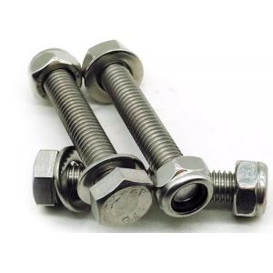 Cheap SS316L 201 Stainless Steel Hex Metal Bolts Nuts Washers Superior Corrosion Resistance For Heavy-Duty Applications for sale