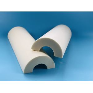 Customized Rigid Polyiso Pipe Insulation Wrap PIR Pipe Shell Closed Cell Rigid