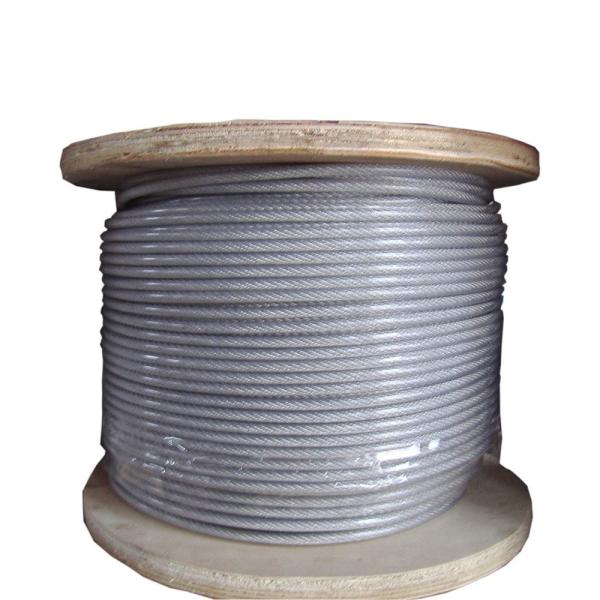 Quality Non-Alloy Custom PVC Coated Galvanized Steel Wire Rope for Long-Lasting and Industrial Construction Projects wholesale