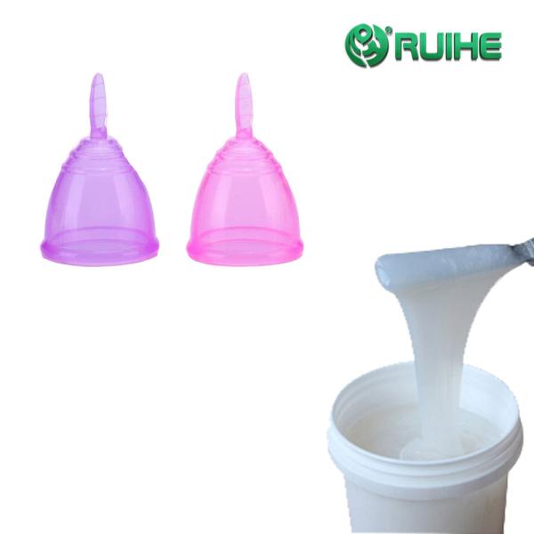 Quality 100% Platinum Lady Medical Grade Transparent Liquid Silicone Menstrual Cup wholesale