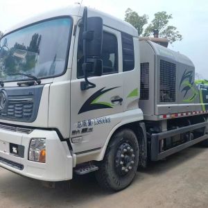 Cheap 2022 Zoomlion ZLJ5140THBEF Used Concrete Line Pump – 100m³/h Output | 200m Vertical Reach | Low Hours (&lt;2000) | Dongfeng Chassis for sale