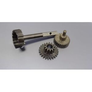 Precision Metal Lock Cylinder Parts Gears RoHs Anodized PVD Finish