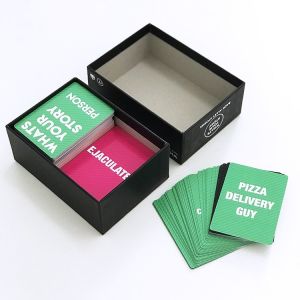 Biodegradable Debossing Custom Printed Playing Cards Front Back Both Sides PMS