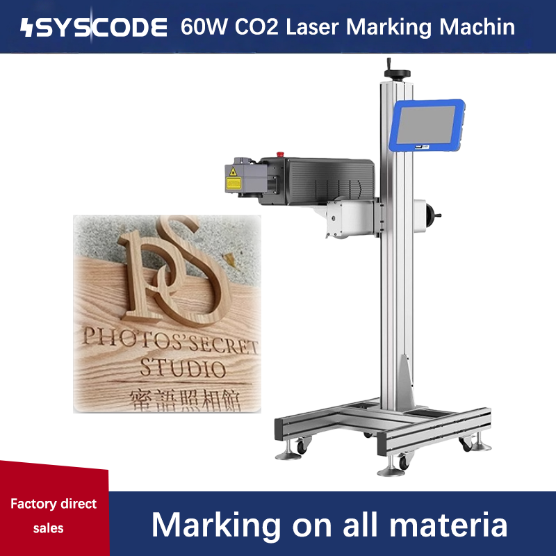 All-in-One 60W CO2 Laser Marking System with 10" Touchscreen for Permanent