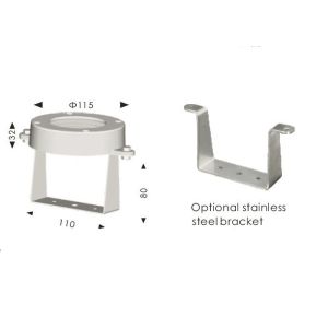 B4B0616 B4B0618 6 * 2W Single or RGB Color LED Underwater Pool Lights Wall /